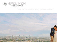 Tablet Screenshot of hutchinsonweddings.com